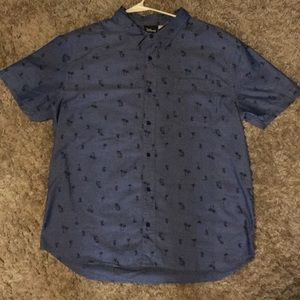 Blue Disney button down shirt . XL